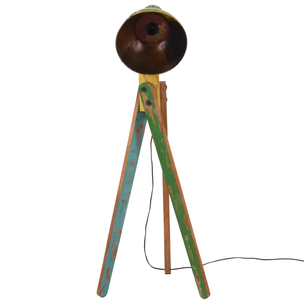 vidaXL Lampa stojąca, 25 W, wielokolorowa, 45x45x120 cm, E27
