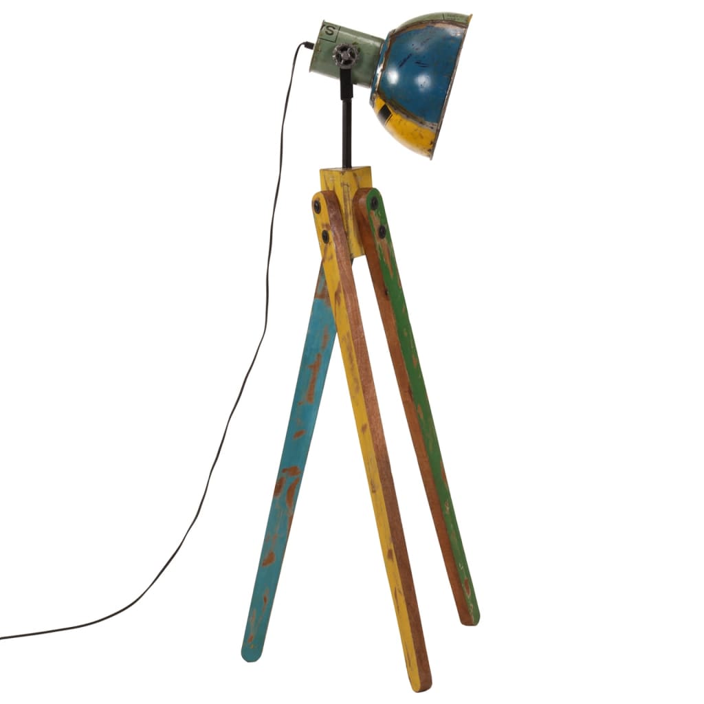 vidaXL Lampa stojąca, 25 W, wielokolorowa, 45x45x120 cm, E27