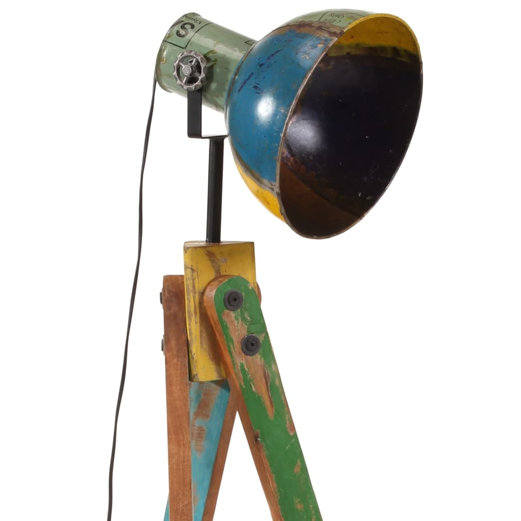 vidaXL Lampa stojąca, 25 W, wielokolorowa, 45x45x120 cm, E27