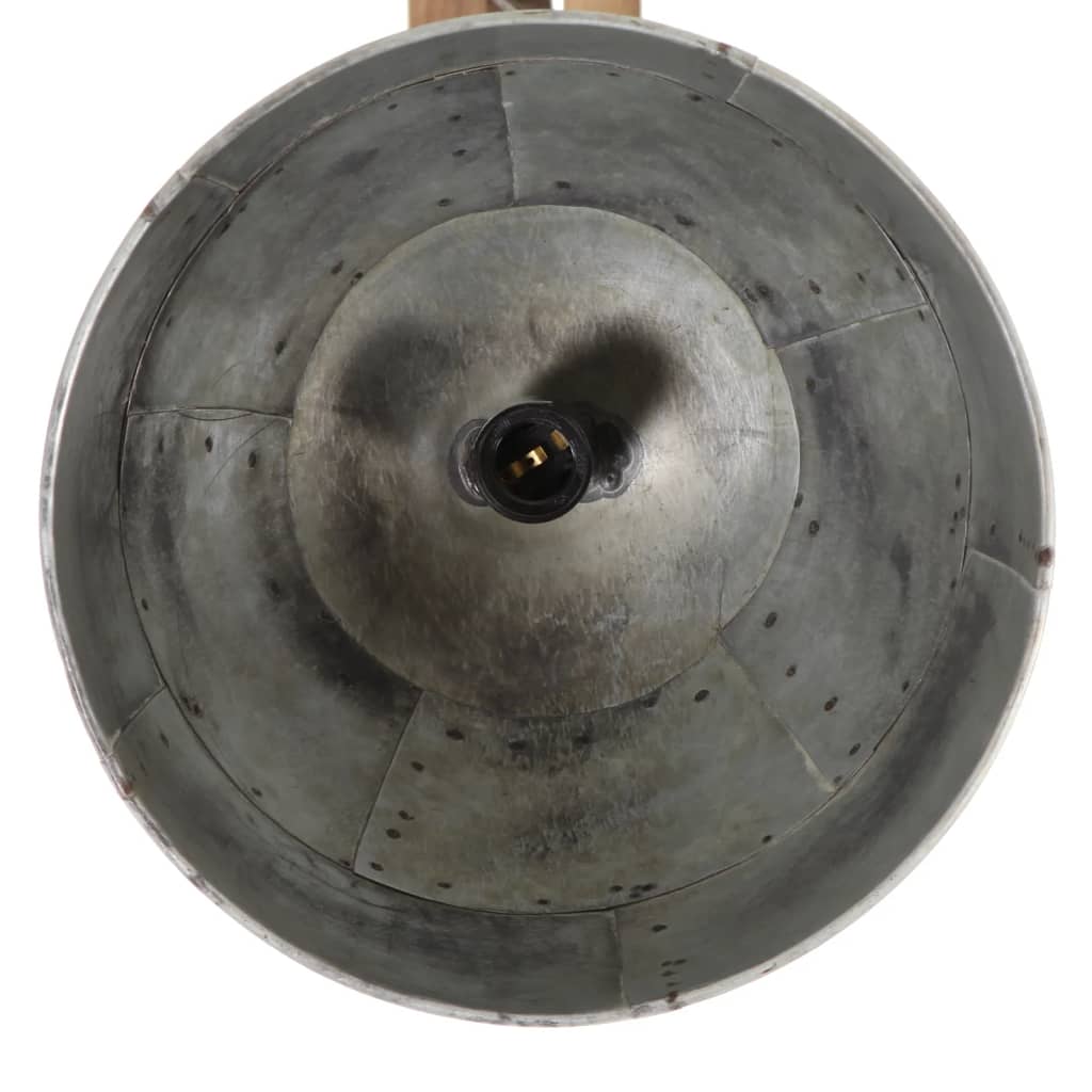 vidaXL Lampa sufitowa 25 W, srebro vintage, 105x30x65-108 cm, E27