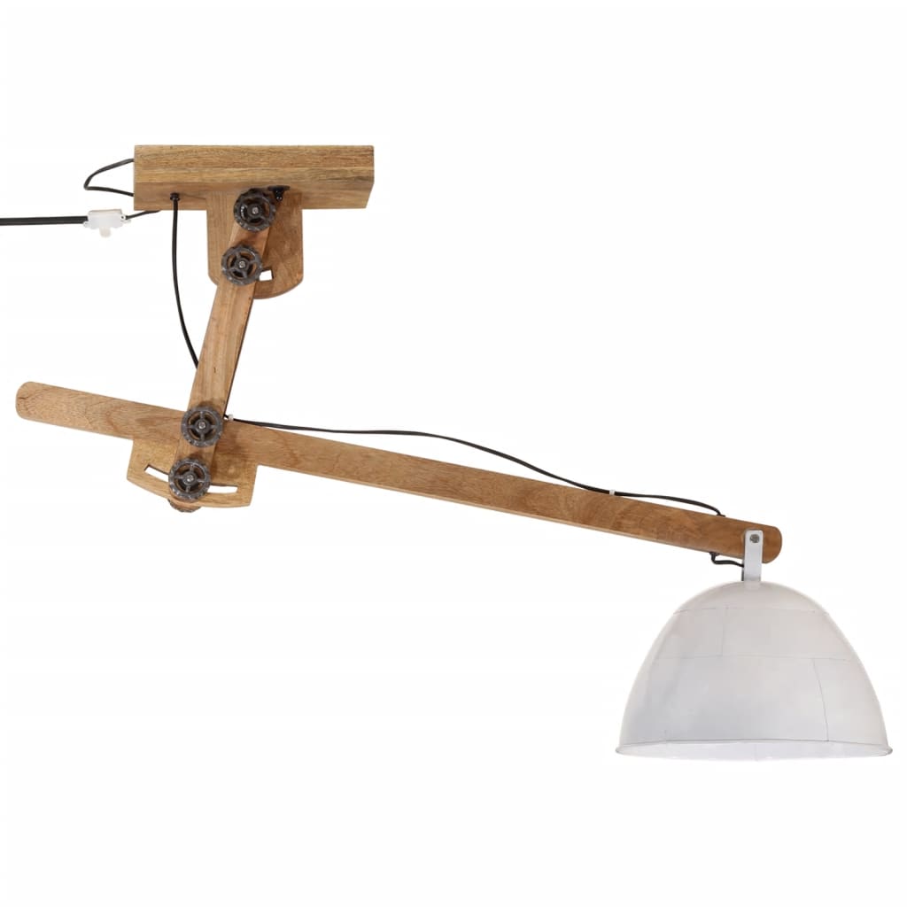 vidaXL Lampa sufitowa 25 W, biała, 105x30x65-108 cm, E27