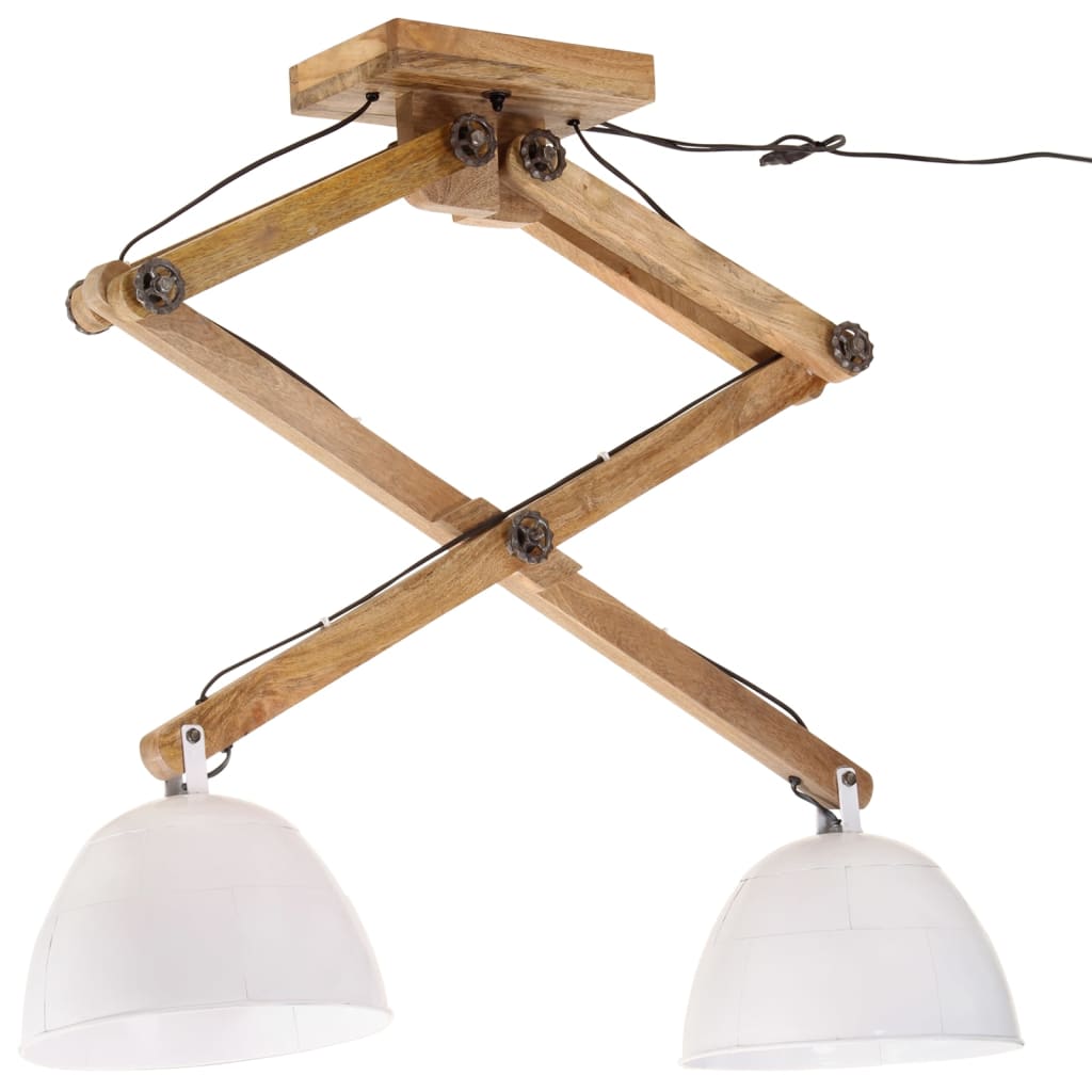 vidaXL Lampa sufitowa 25 W, biała, 29x18x85 cm, E27