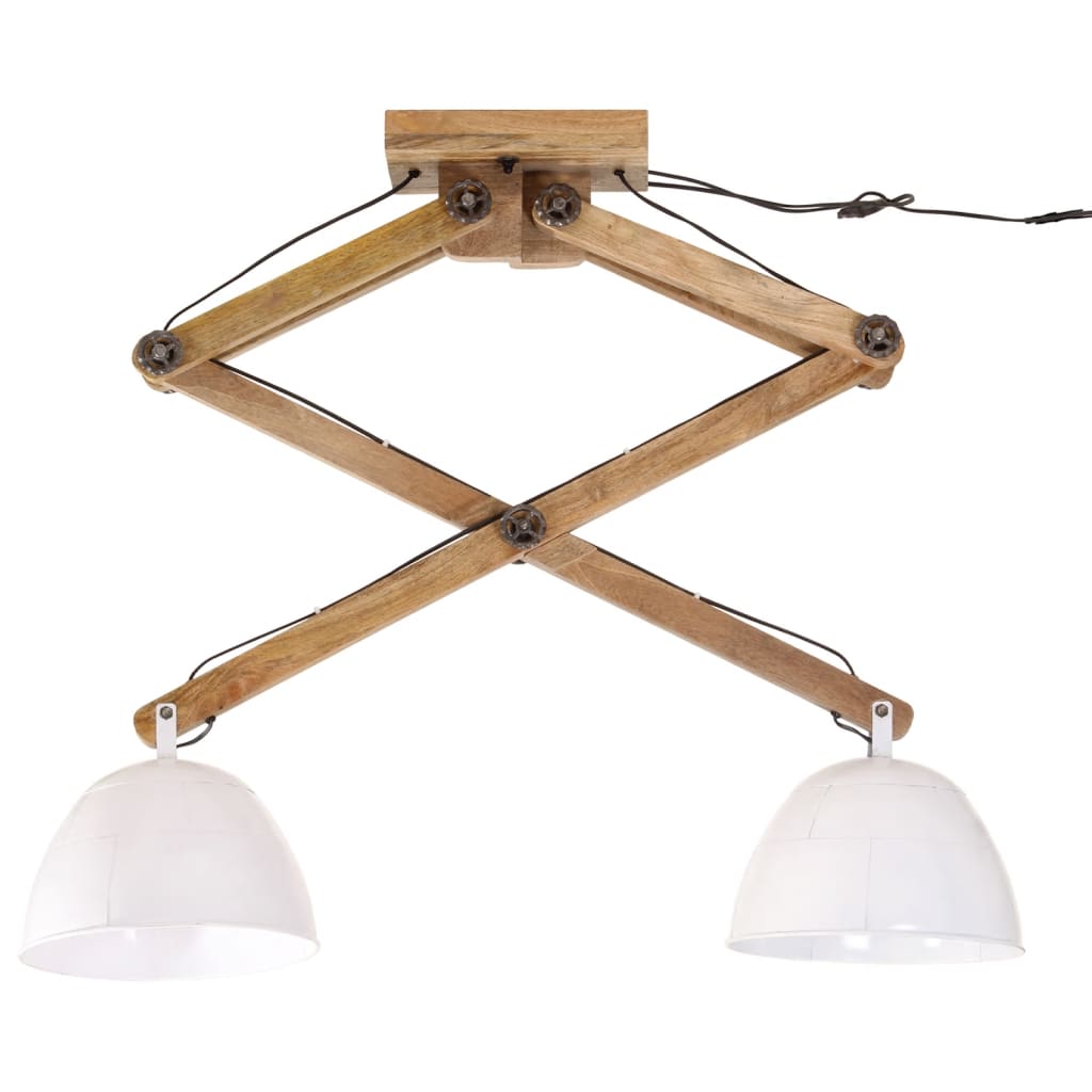 vidaXL Lampa sufitowa 25 W, biała, 29x18x85 cm, E27