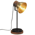 vidaXL Lampa stołowa, 25 W, antyczny mosiądz, 17x17x50 cm, E27