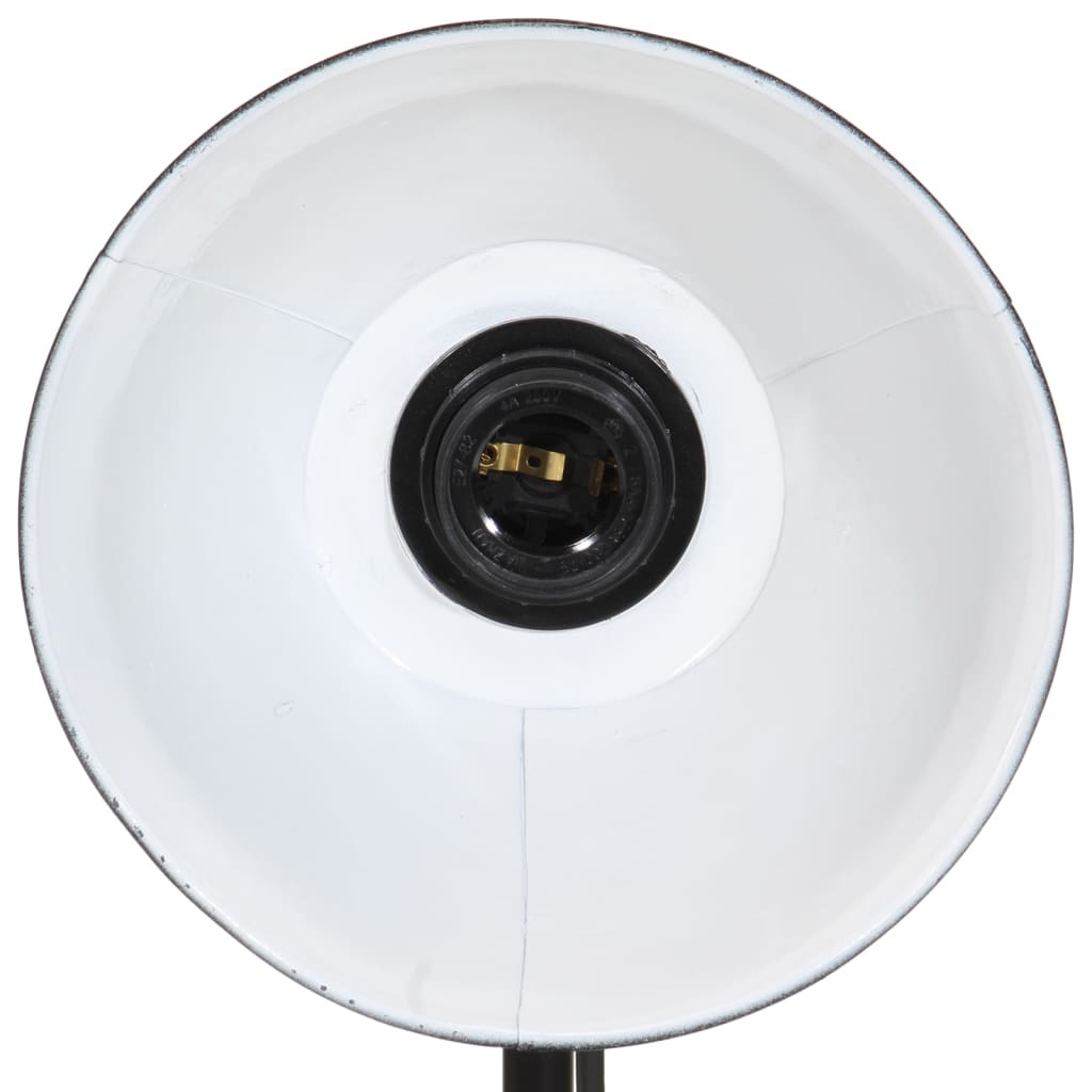 vidaXL Lampa stołowa, 25 W, czarna, 17x17x50 cm, E27
