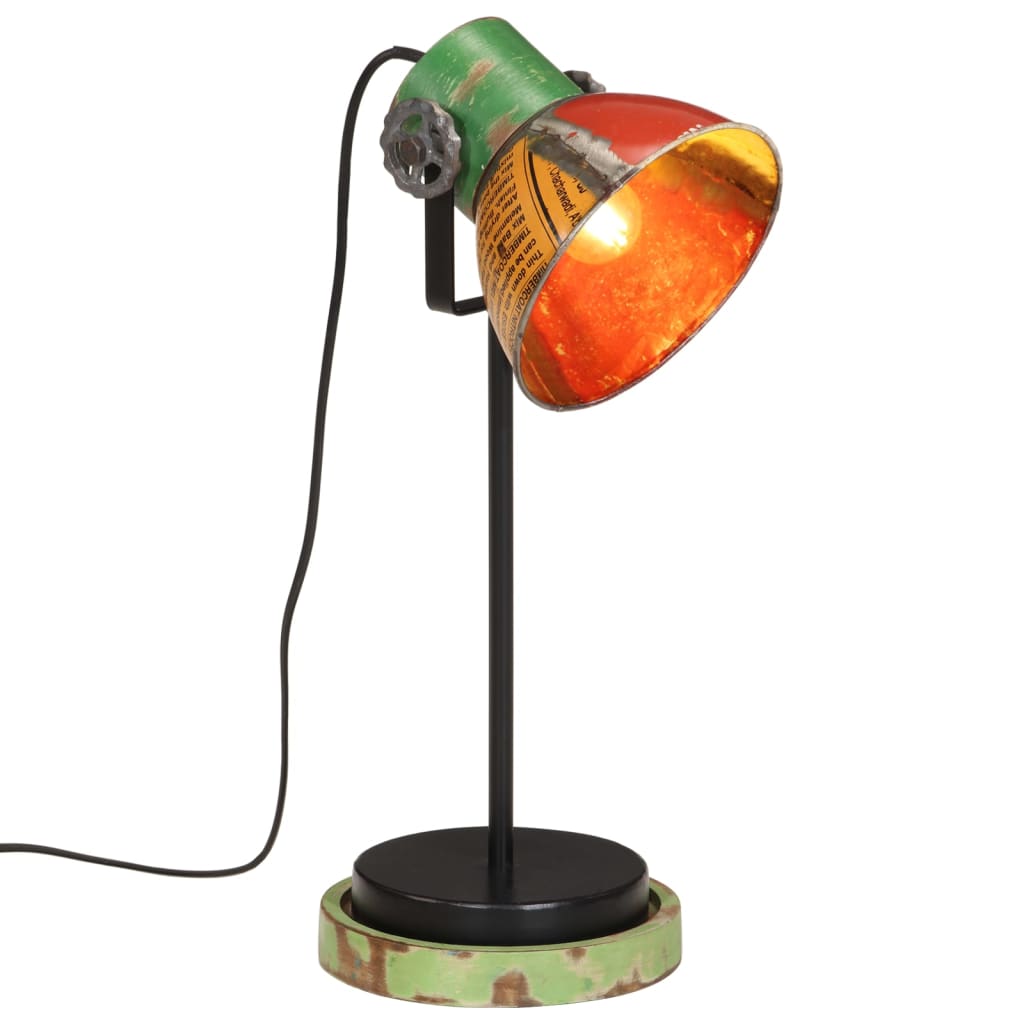 vidaXL Lampa stołowa, 25 W, wielokolorowa, 17x17x50 cm, E27