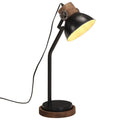 vidaXL Lampa stołowa, 25 W, czarna, 18x18x60 cm, E27