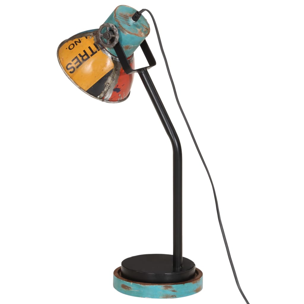vidaXL Lampa stołowa, 25 W, wielokolorowa, 18x18x60 cm, E27