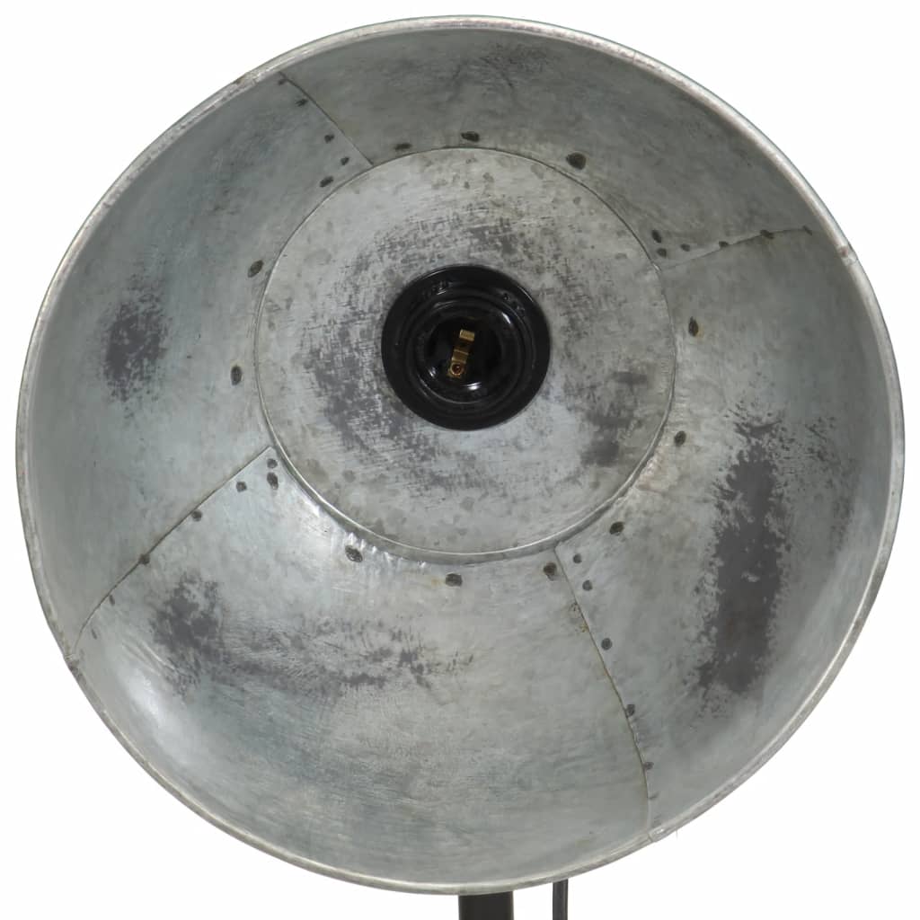vidaXL Lampa stojąca, 25 W, srebro vintage, 30x30x100-150 cm, E27