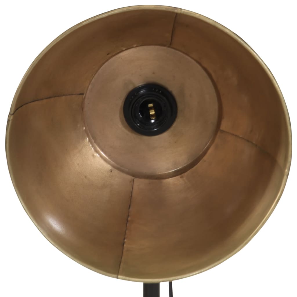vidaXL Lampa stojąca, 25 W, antyczny mosiądz, 30x30x100-150 cm, E27