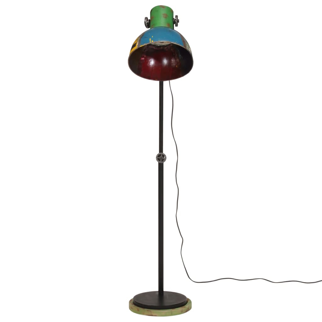 vidaXL Lampa stojąca, 25 W, wielokolorowa, 30x30x100-150 cm, E27