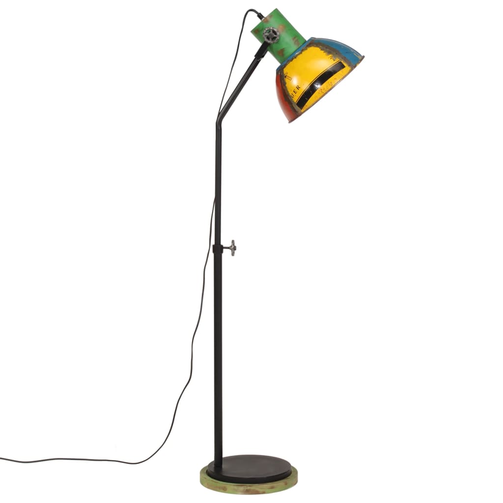 vidaXL Lampa stojąca, 25 W, wielokolorowa, 30x30x100-150 cm, E27
