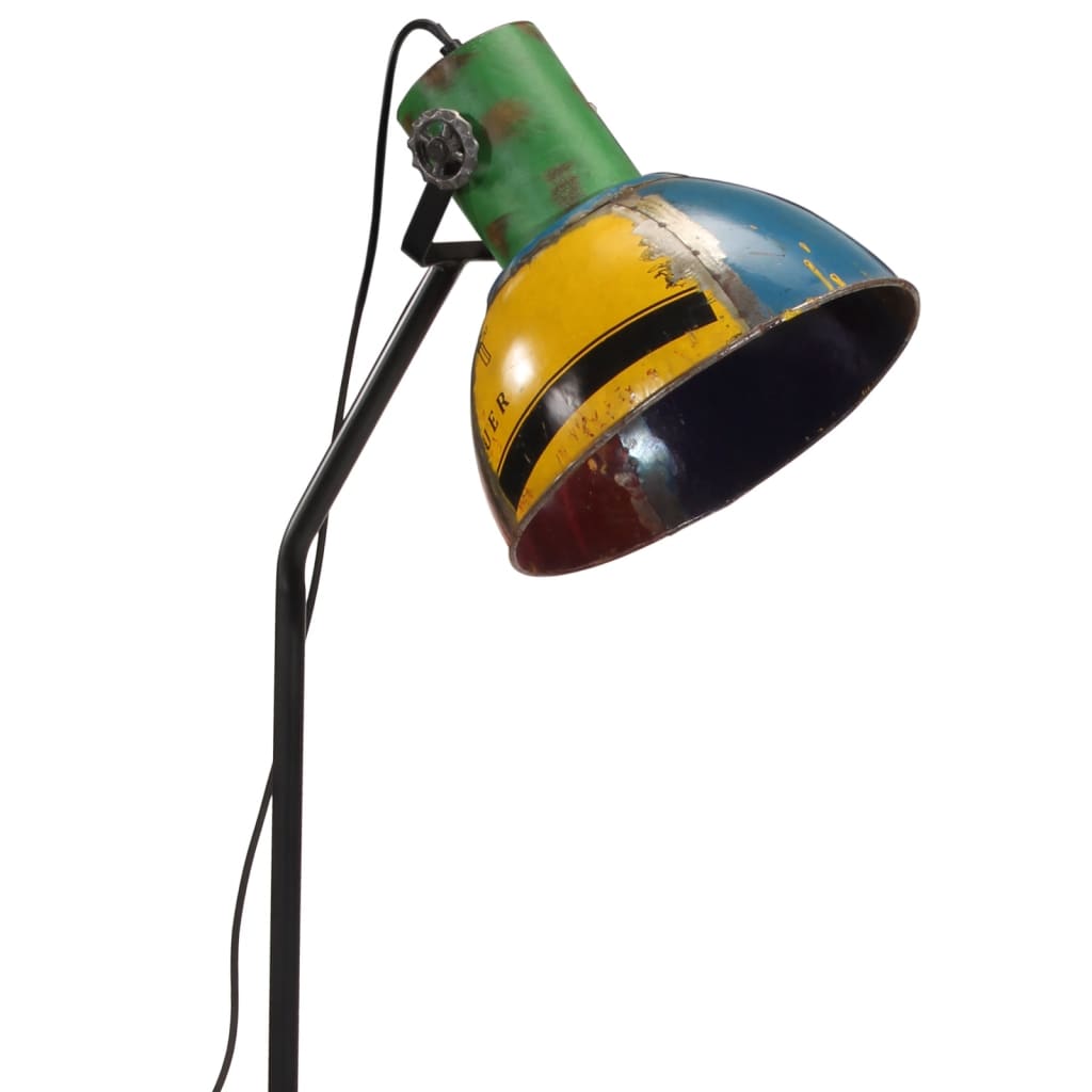 vidaXL Lampa stojąca, 25 W, wielokolorowa, 30x30x100-150 cm, E27