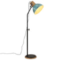 vidaXL Lampa stojąca, 25 W, postarzany niebieski, 30x30x100-150cm, E27