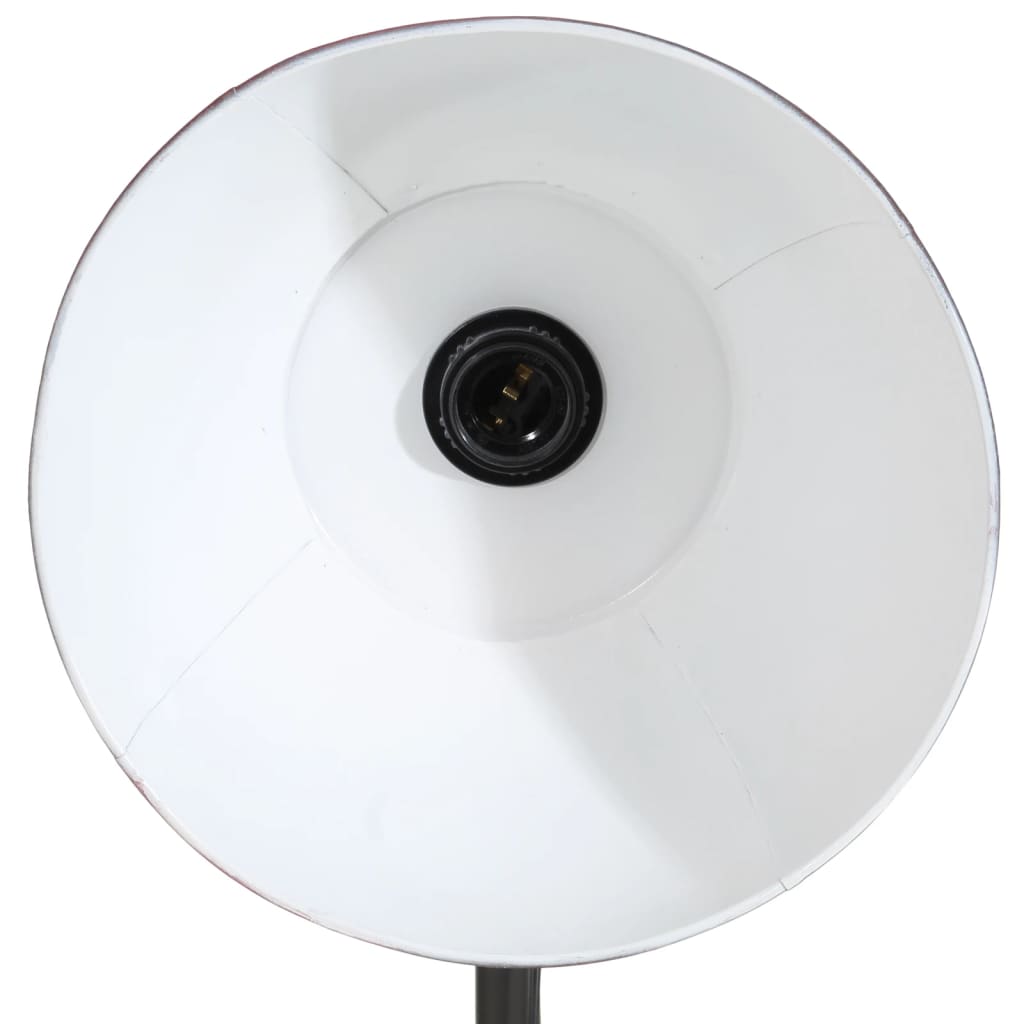 vidaXL Lampa stojąca, 25 W, postarzany czerwony, 30x30x100-150 cm, E27