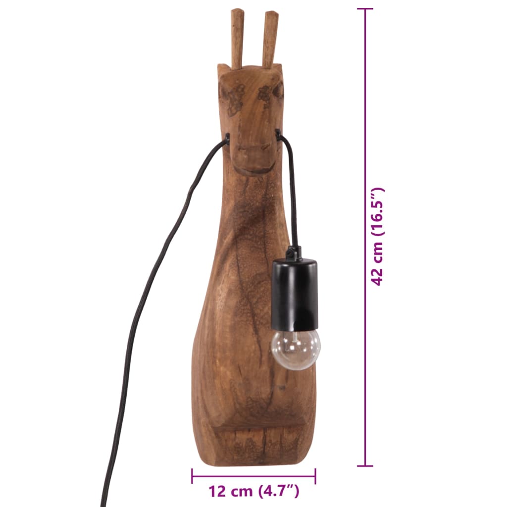 vidaXL Lampa ścienna w kształcie zwierzęcia, 25 W, 12x12x42 cm, E27