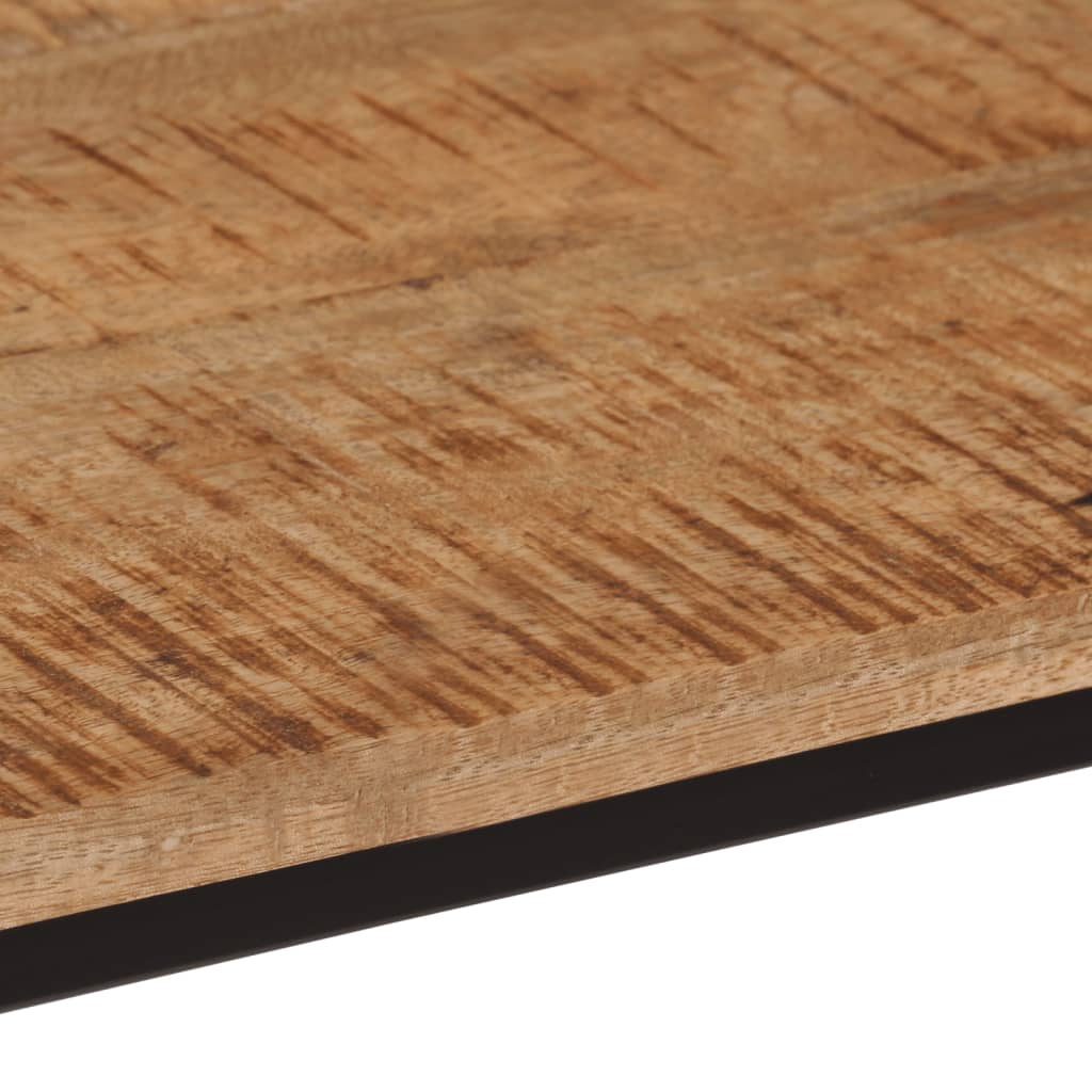 vidaXL Stolik konsolowy, 80x30x74 cm, lite drewno mango i żelazo
