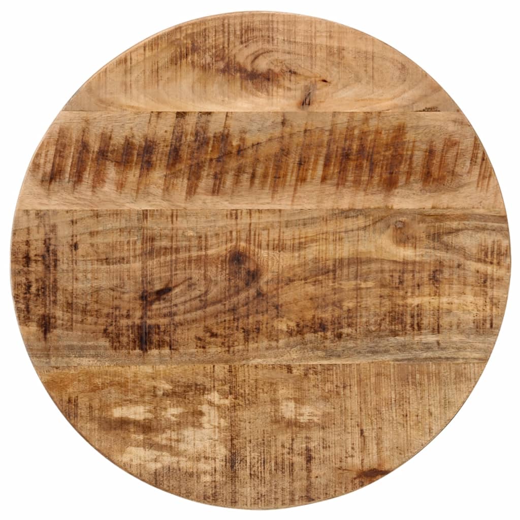 vidaXL Stolik kawowy, 45x45x40 cm, lite drewno mango i żelazo