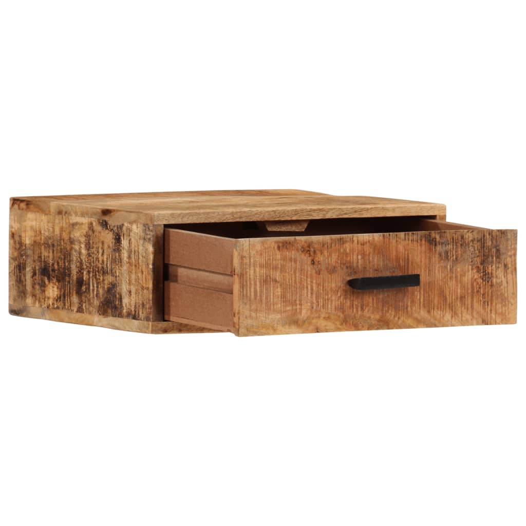 vidaXL Ścienna szafka nocna, 40x30x13,5 cm, lite drewno mango