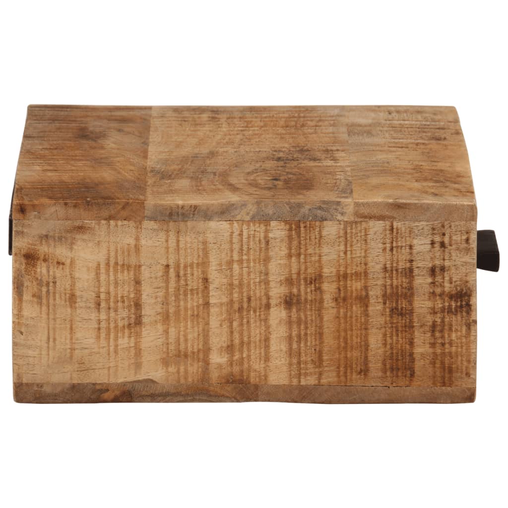 vidaXL Ścienna szafka nocna, 40x30x13,5 cm, lite drewno mango