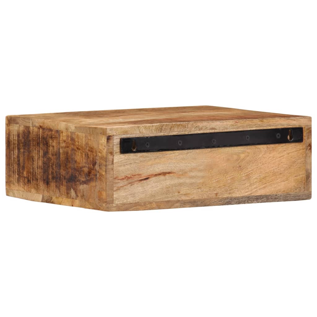 vidaXL Ścienna szafka nocna, 40x30x13,5 cm, lite drewno mango