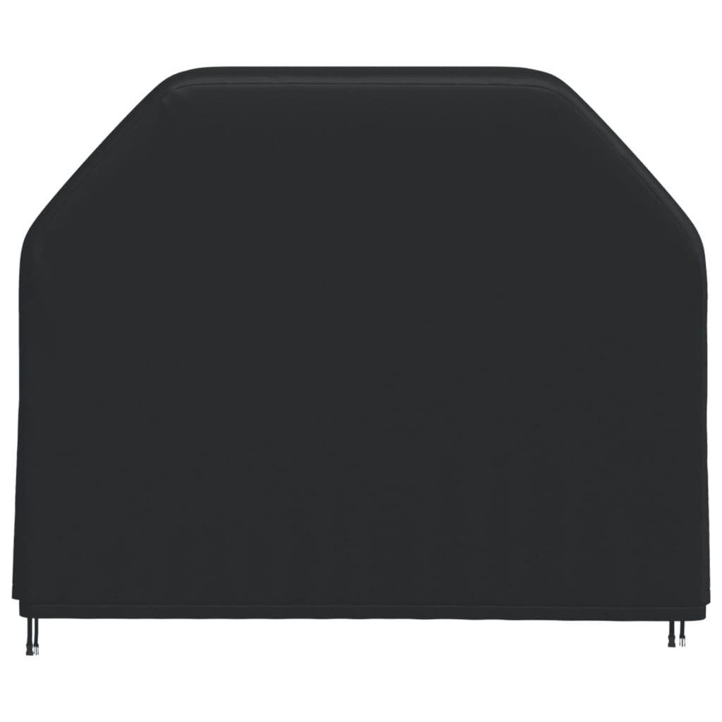 vidaXL Pokrowiec na grilla, 162x61x122 cm, czarny, tkanina Oxford 420D
