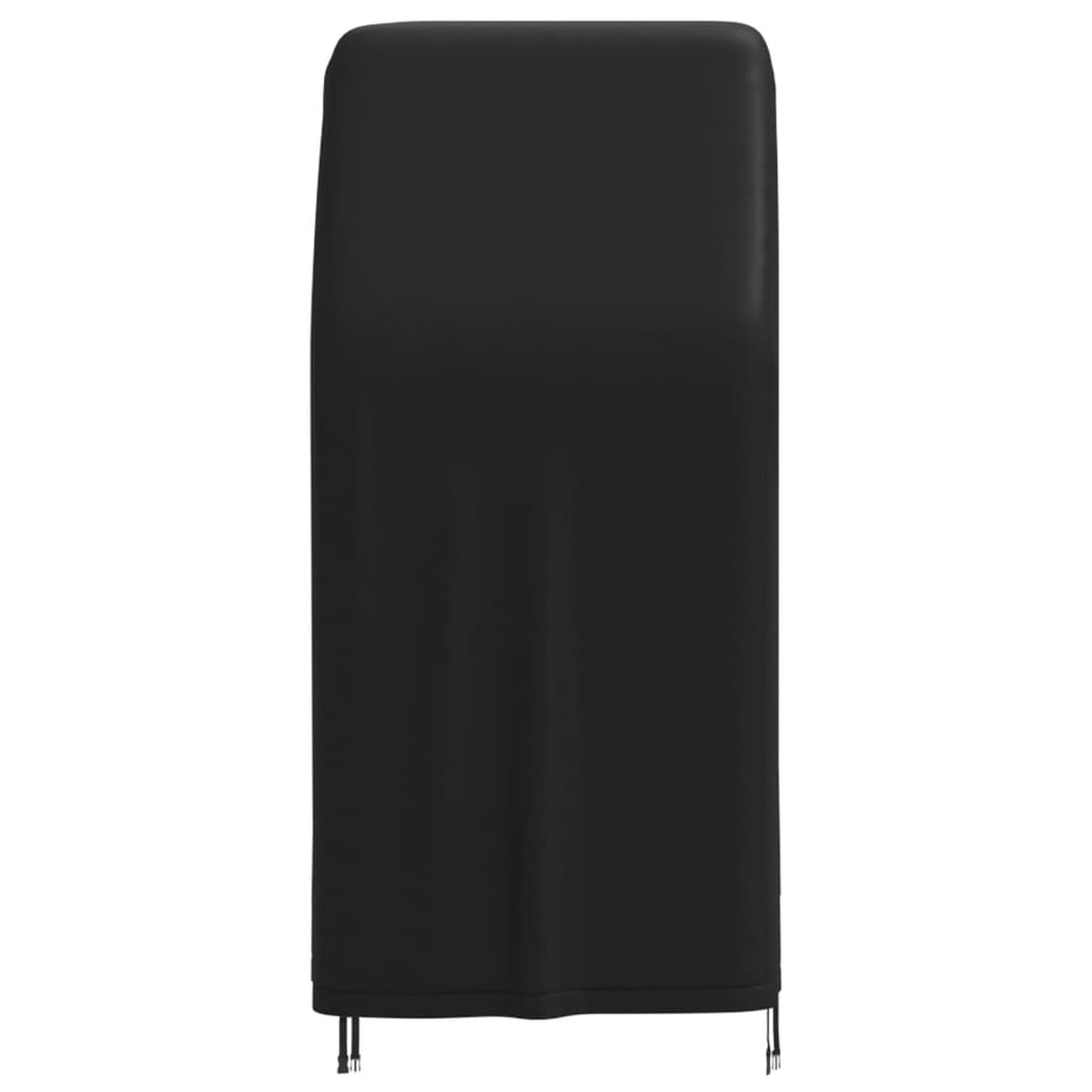vidaXL Pokrowiec na grilla, 162x61x122 cm, czarny, tkanina Oxford 420D