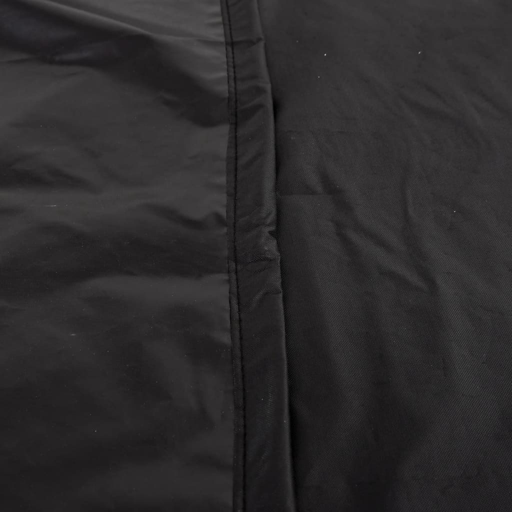 vidaXL Pokrowiec na grilla, 162x61x122 cm, czarny, tkanina Oxford 420D