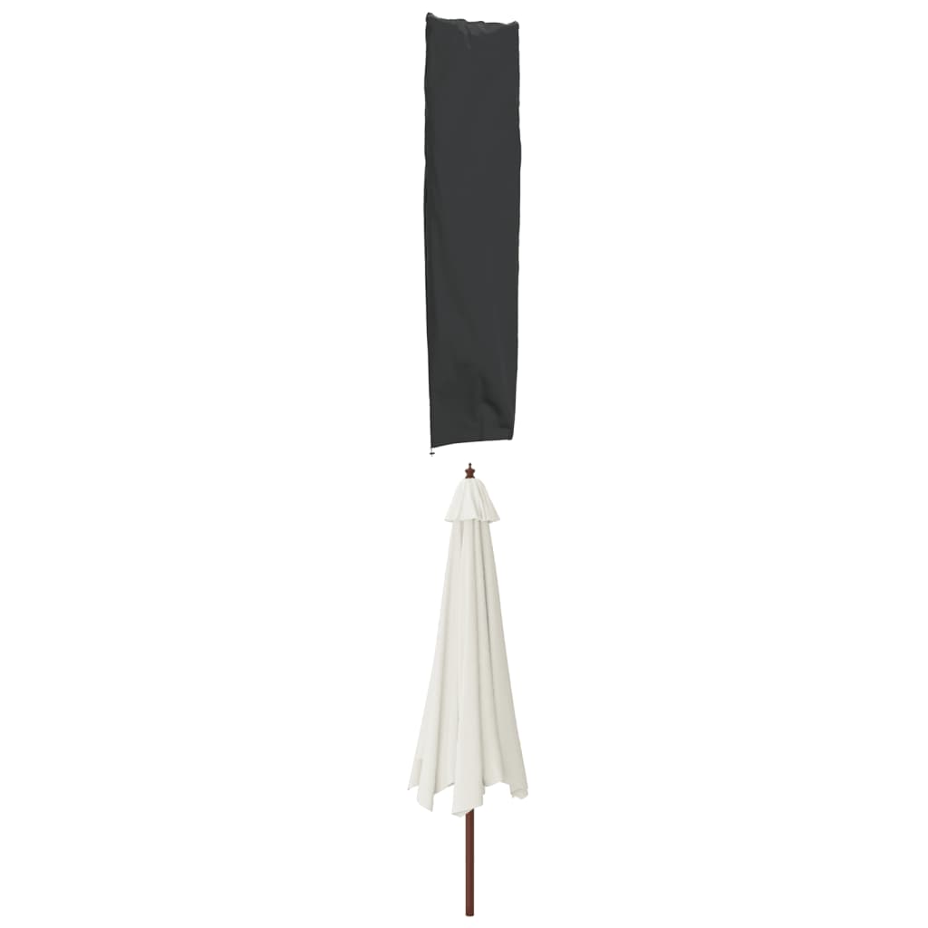 vidaXL Pokrowiec na parasol ogrodowy, czarny, 240x57/57cm, Oxford 420D
