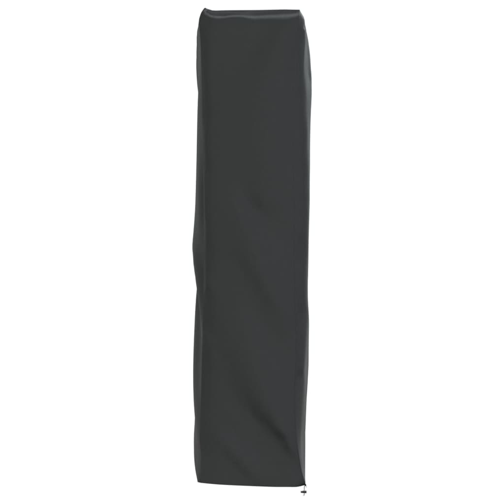 vidaXL Pokrowiec na grzejnik w kształcie piramidy, czarny, 58x58x228cm
