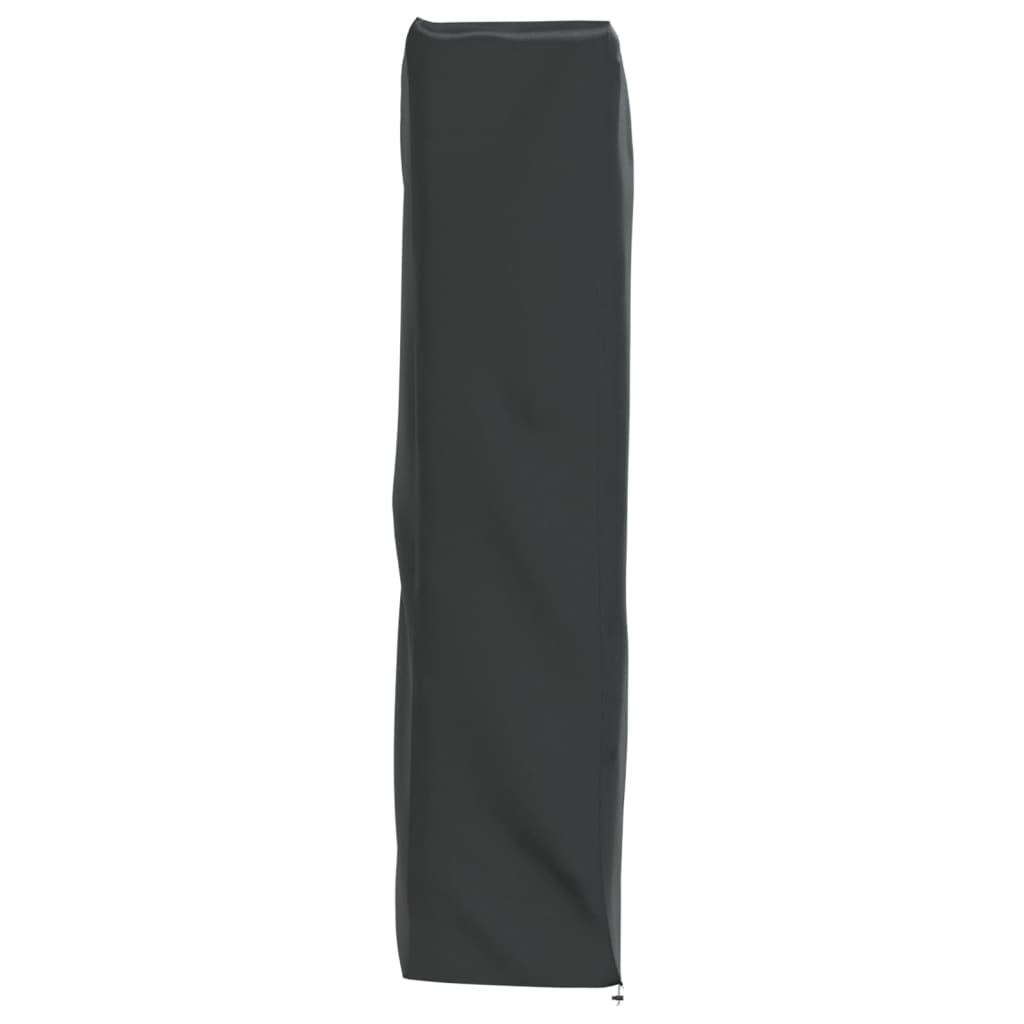 vidaXL Pokrowiec na grzejnik w kształcie piramidy, czarny, 58x58x228cm