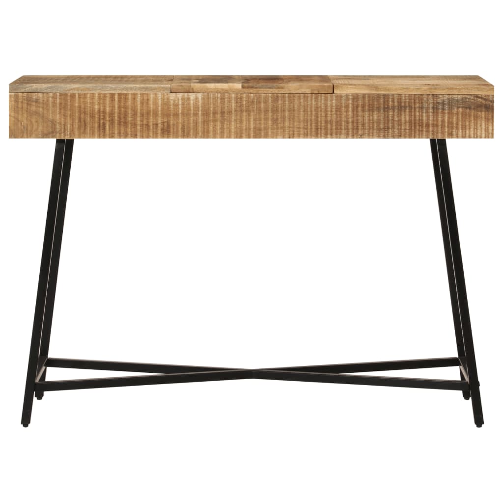vidaXL Toaletka, 105x35x75 cm, surowe drewno mango i żelazo