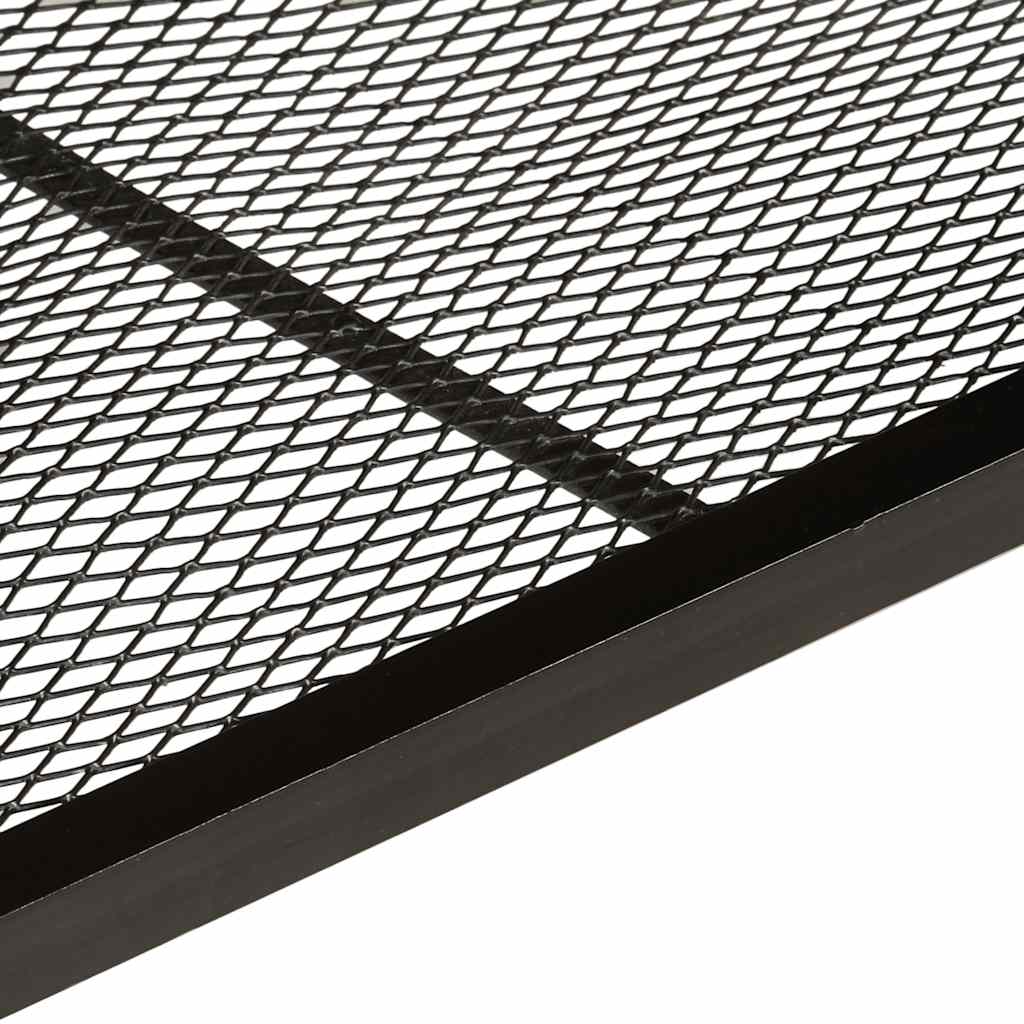 vidaXL Ławka na buty, 110x35x45 cm, lite drewno akacjowe i żelazo
