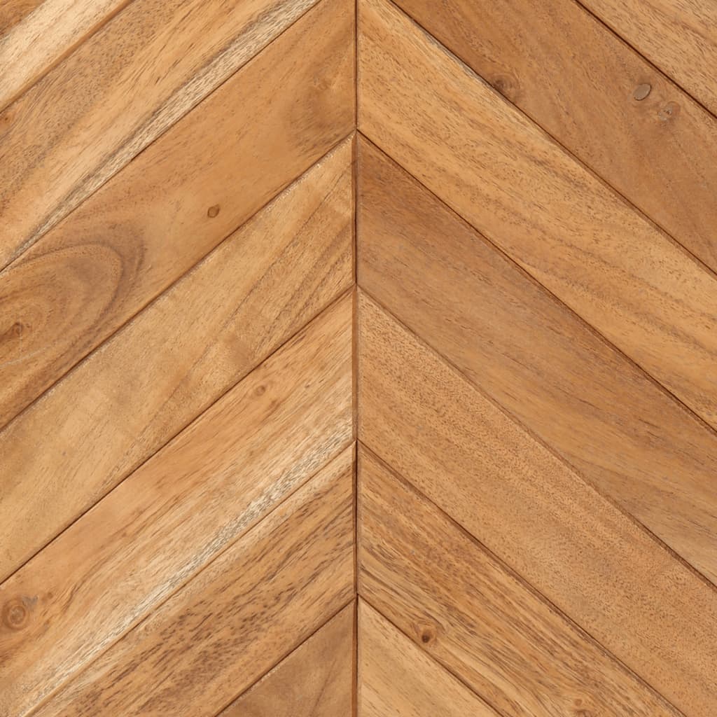 vidaXL Szafka łazienkowa, 40x30x60 cm, lite drewno akacjowe i żelazo