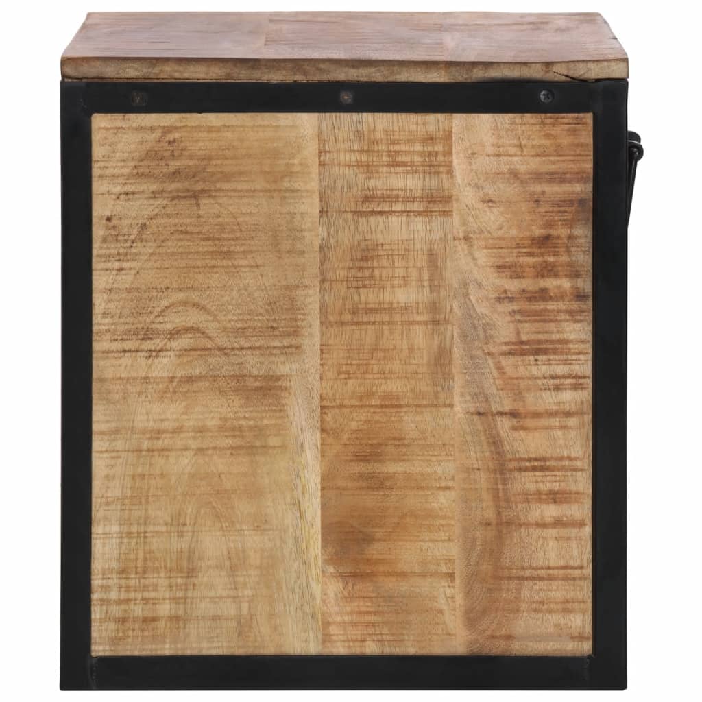 vidaXL Szafka nocna, 40x35x40 cm, lite drewno mango