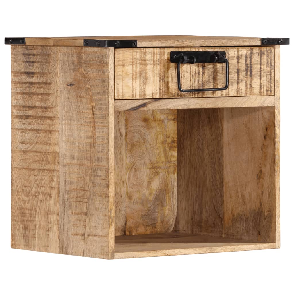 vidaXL Szafka nocna, 40x30x37 cm, lite drewno mango
