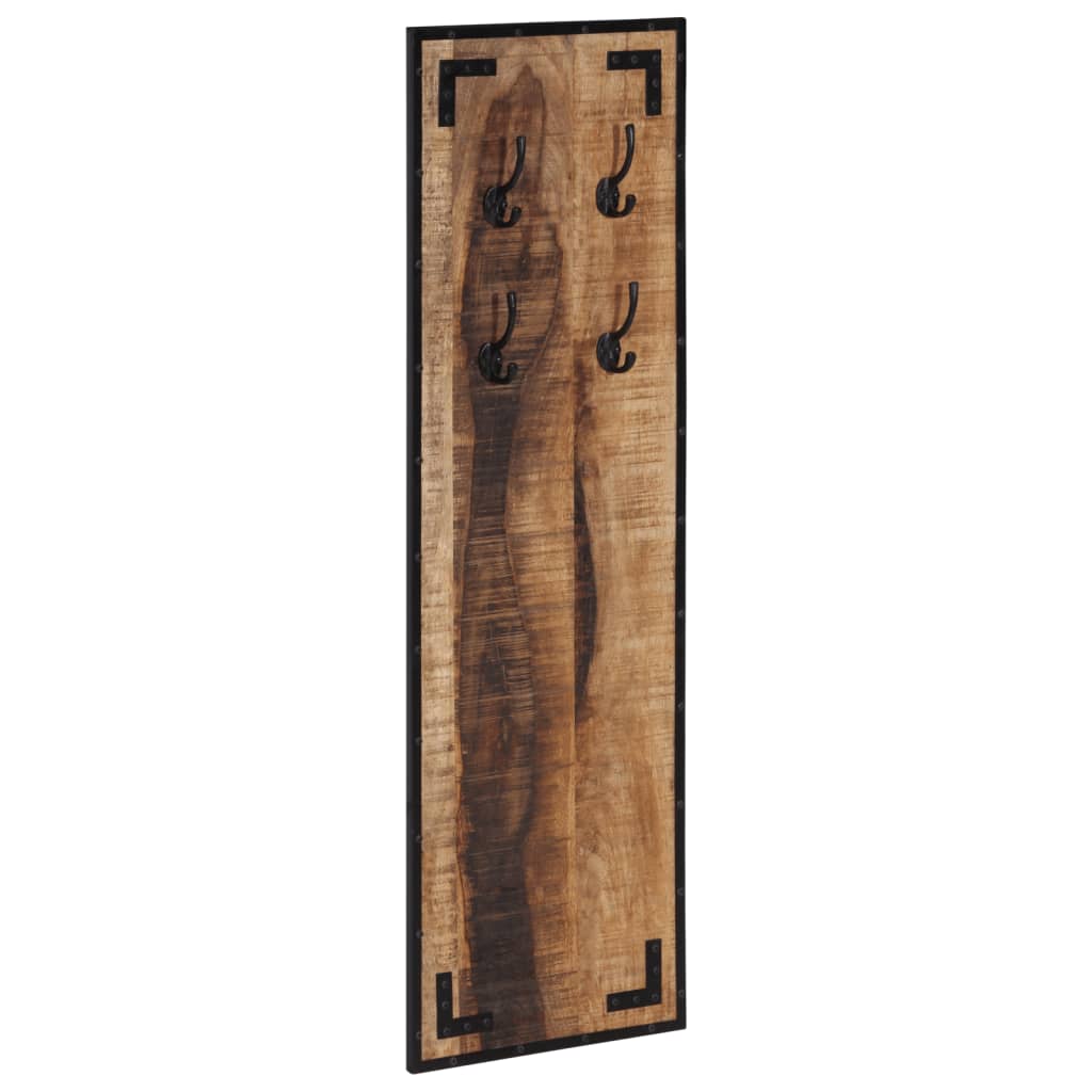 vidaXL Wieszak na ubrania, 35x8x110 cm, surowe drewno mango