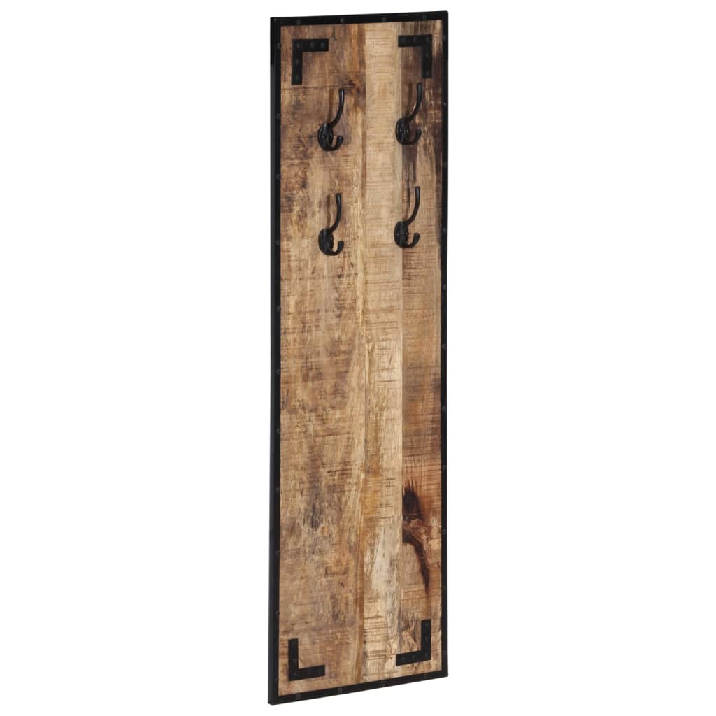 vidaXL Wieszak na ubrania, 35x8x110 cm, surowe drewno mango