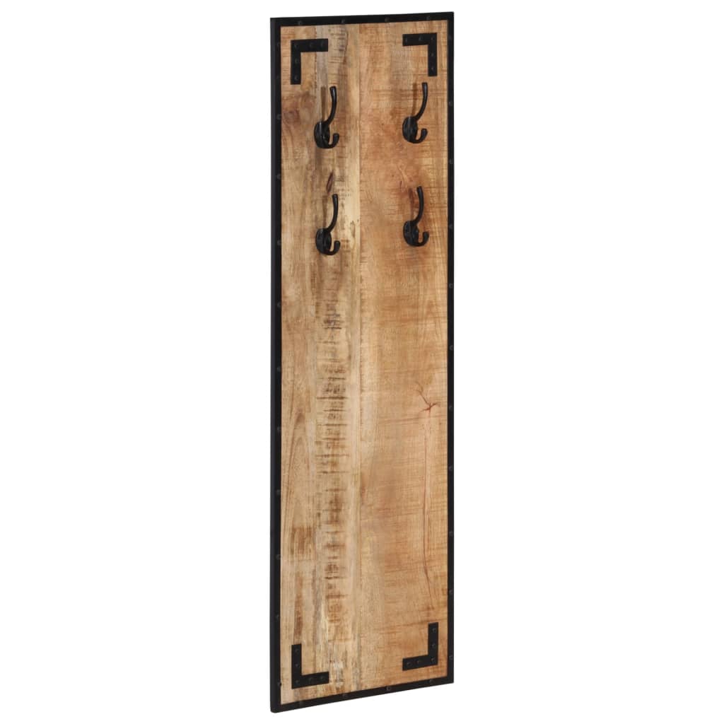 vidaXL Wieszak na ubrania, 35x8x110 cm, surowe drewno mango