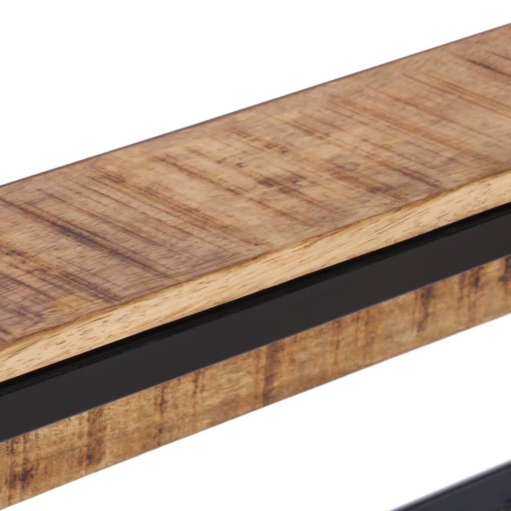 vidaXL Wieszak na ubrania, 87x10x27 cm, surowe drewno mango