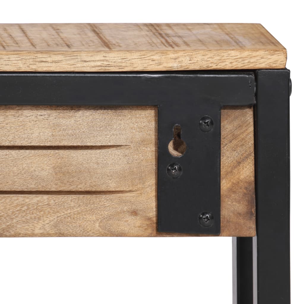 vidaXL Wieszak na ubrania, 87x10x27 cm, surowe drewno mango