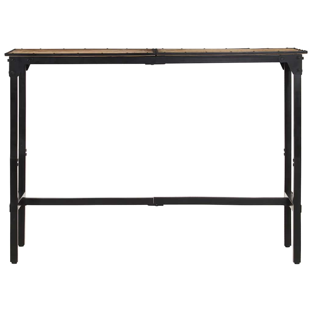 vidaXL Stolik barowy, 150x55x107 cm, surowe lite drewno mango