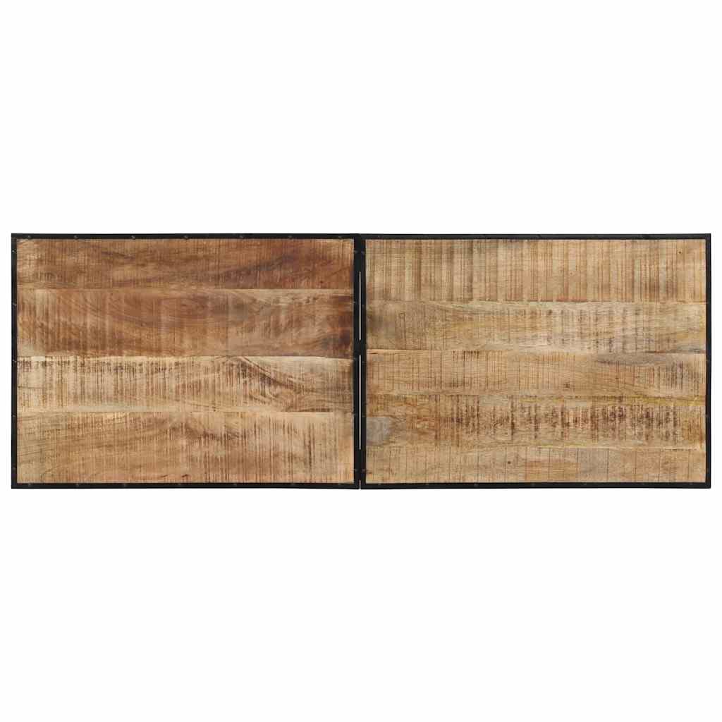 vidaXL Stolik barowy, 150x55x107 cm, surowe lite drewno mango