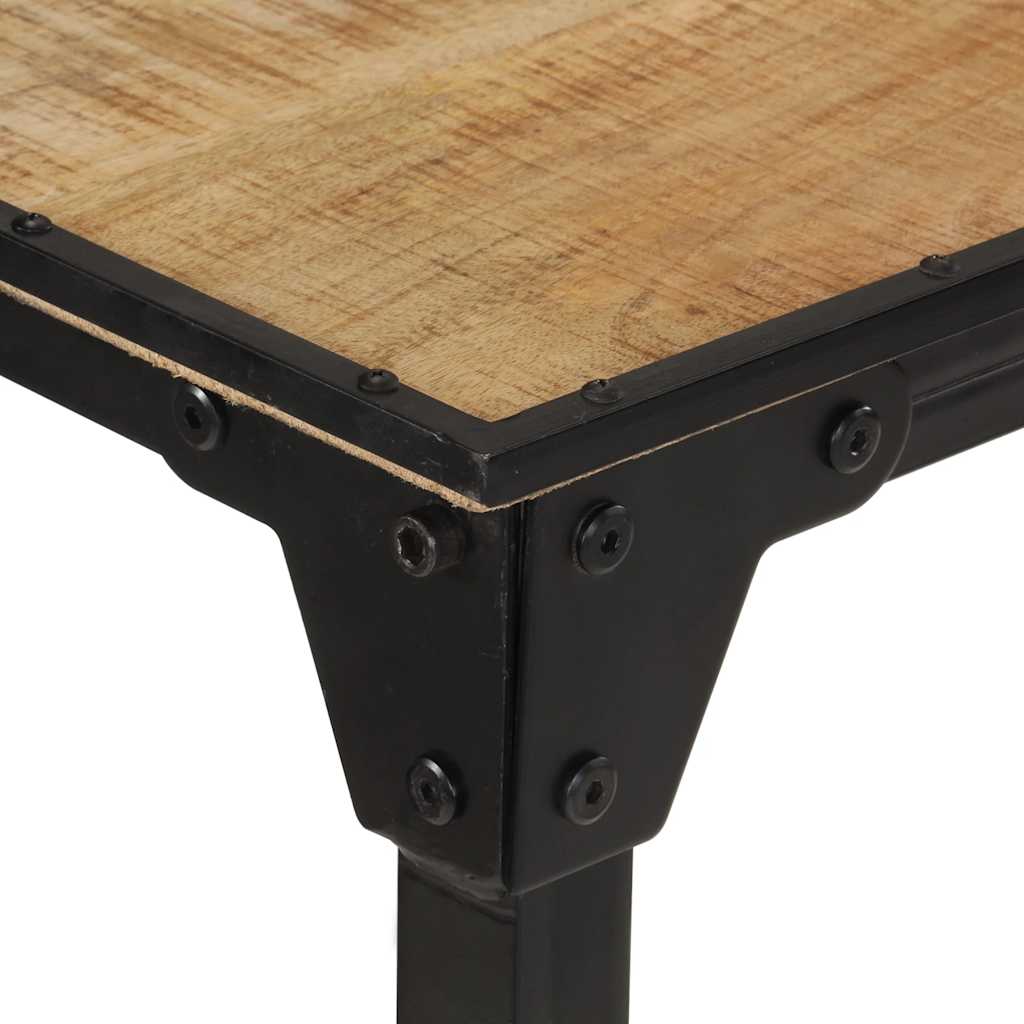 vidaXL Stolik barowy, 150x55x107 cm, surowe lite drewno mango