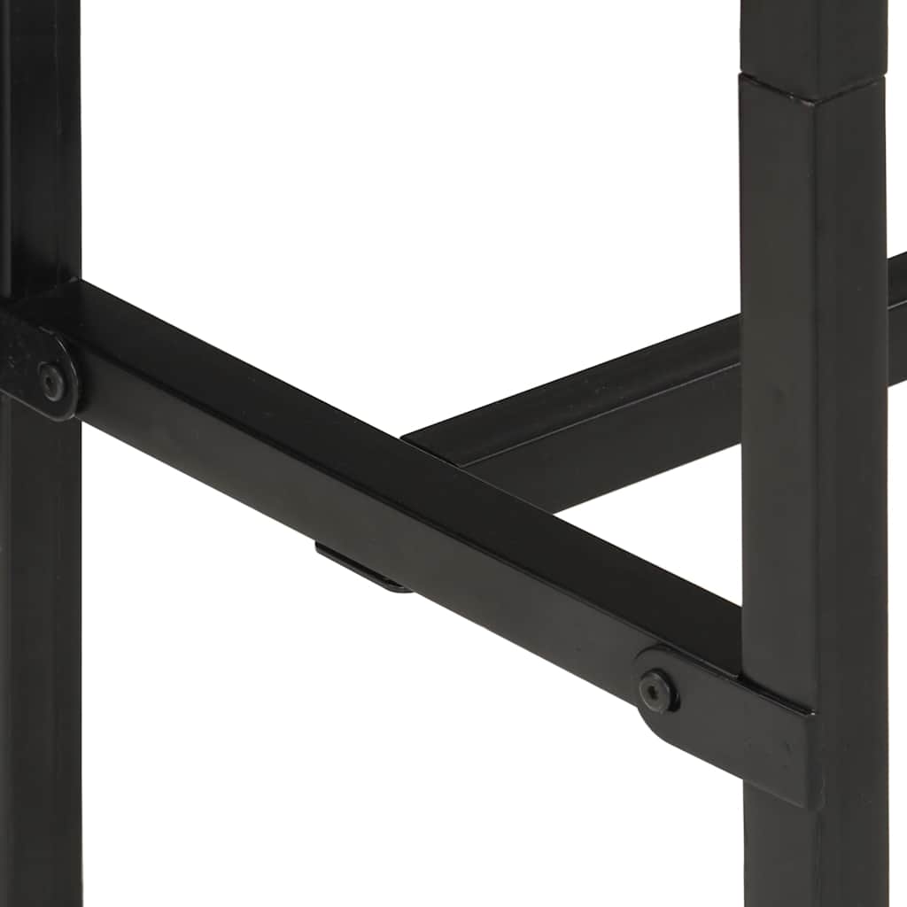 vidaXL Stolik barowy, 150x55x107 cm, surowe lite drewno mango