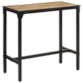vidaXL Stolik barowy, 110x55x107 cm, surowe lite drewno mango