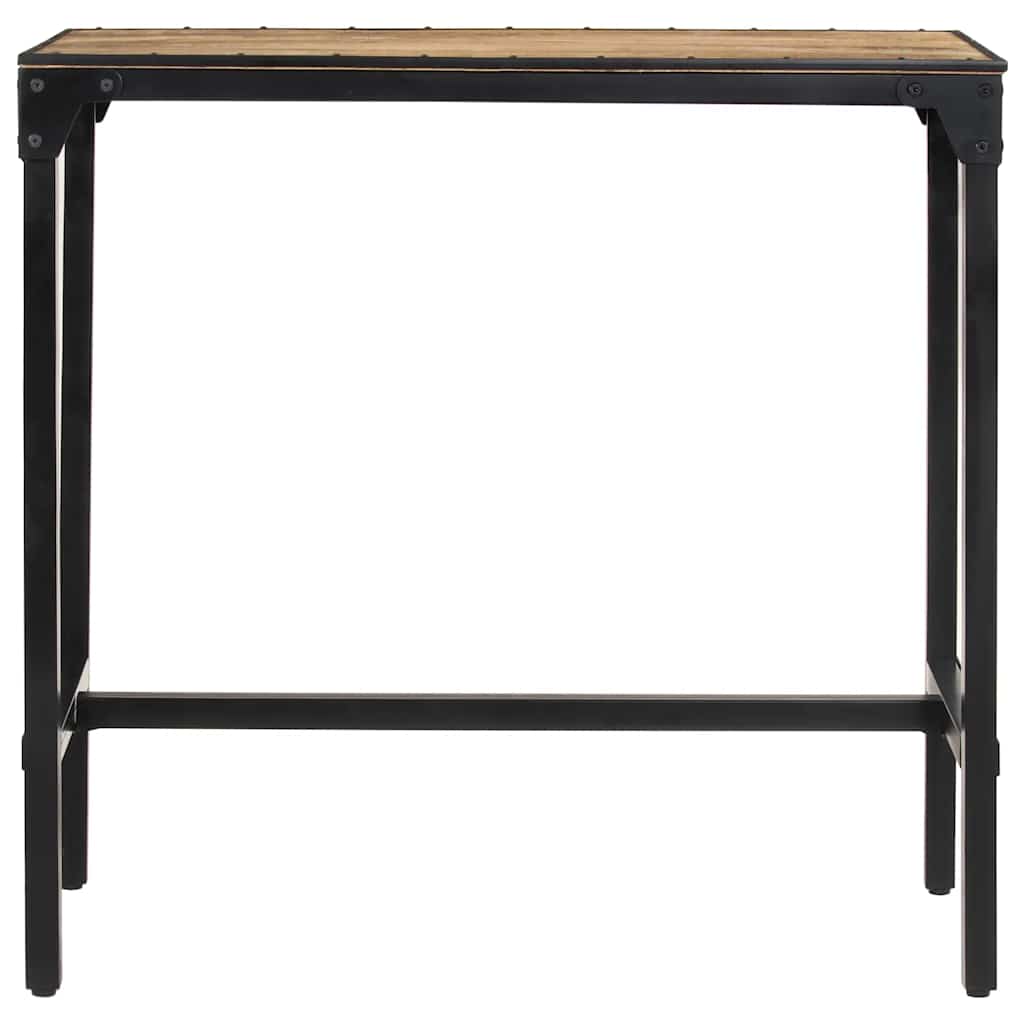 vidaXL Stolik barowy, 110x55x107 cm, surowe lite drewno mango