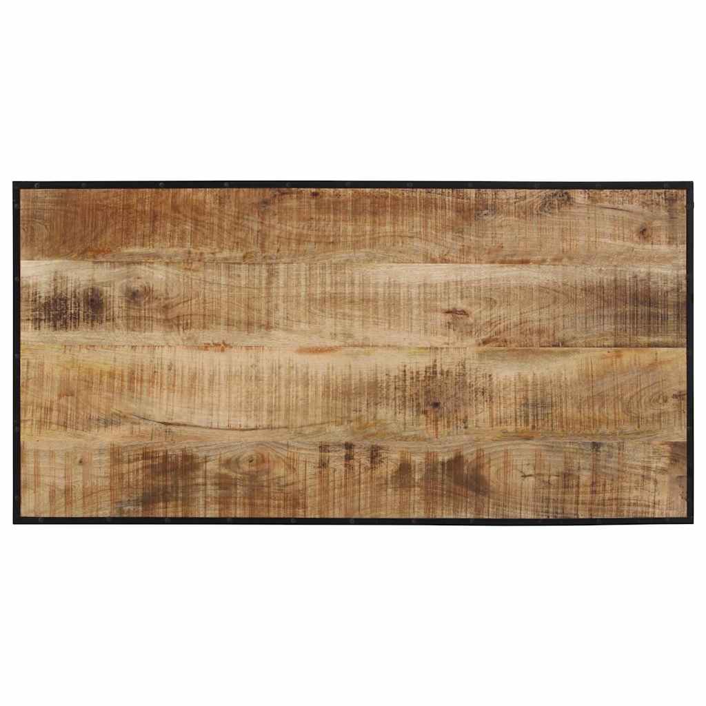 vidaXL Stolik barowy, 110x55x107 cm, surowe lite drewno mango