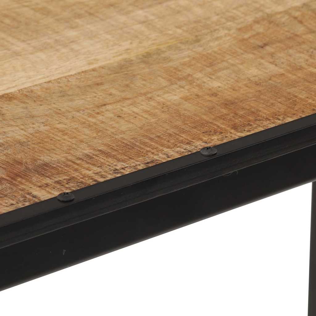 vidaXL Stolik barowy, 110x55x107 cm, surowe lite drewno mango