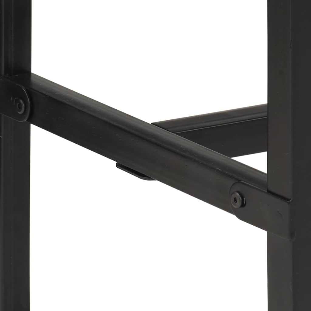 vidaXL Stolik barowy, 110x55x107 cm, surowe lite drewno mango